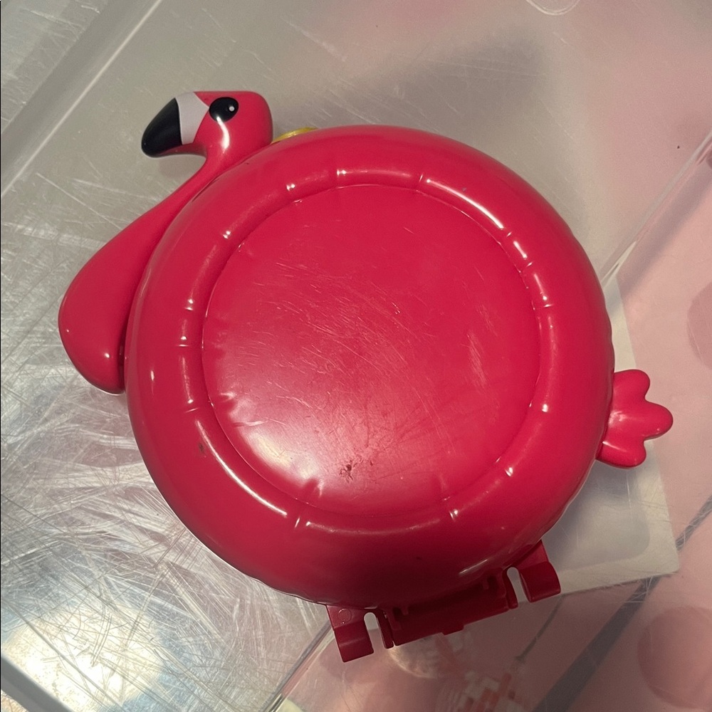 Polly pocket Flamingo Compact Playset with Pink and Blue Colors - Picture 5 of 5